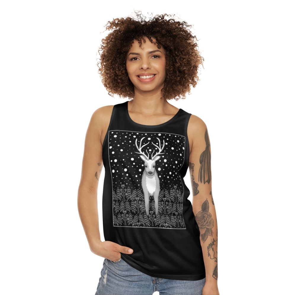 Legendary Reindeer Unisex Tank Top - women