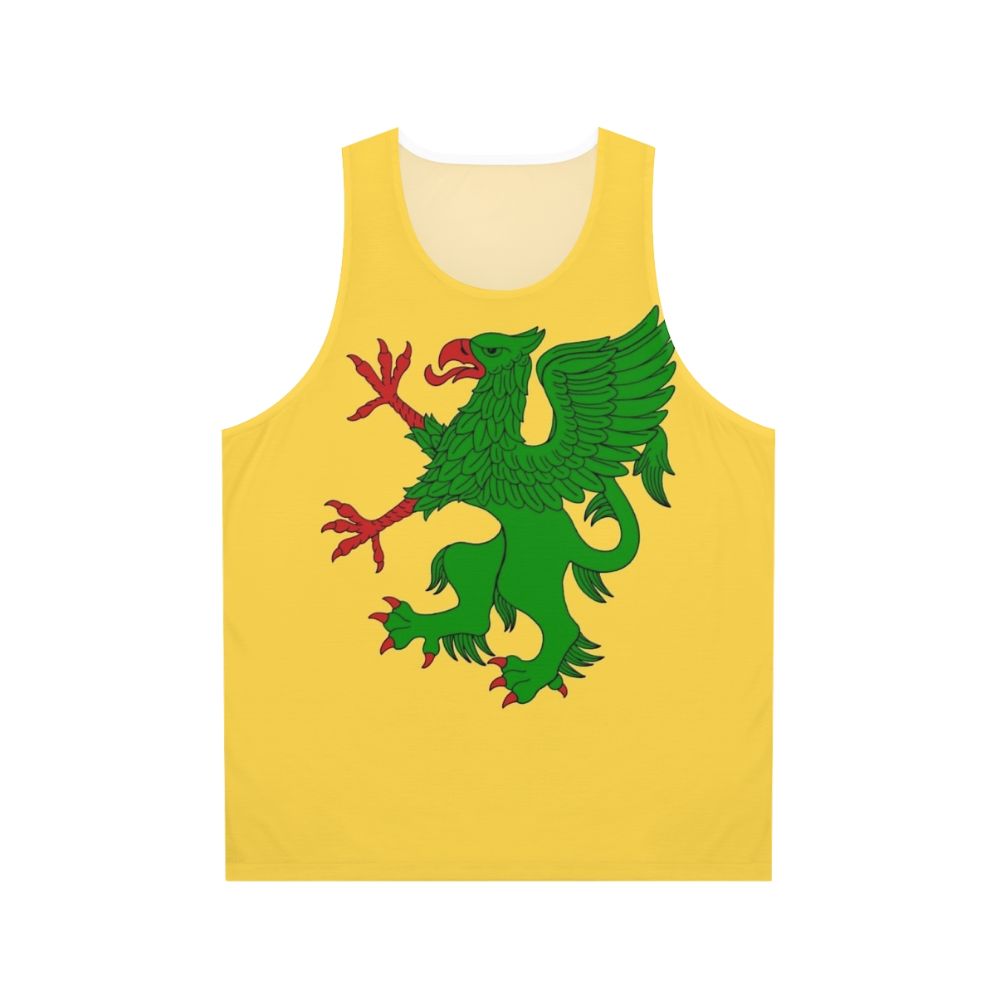 Green griffin unisex tank top