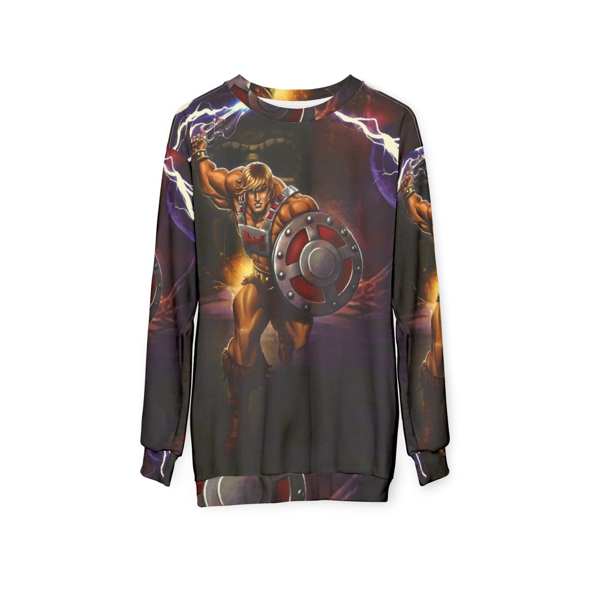 Vintage He-Man Prince of Grayskull Sweatshirt - hanging