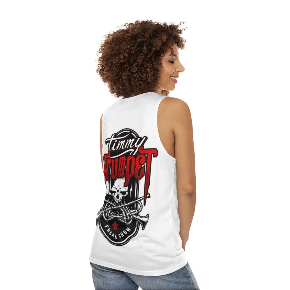 Timmy Trumpet Unisex Tank Top - women back