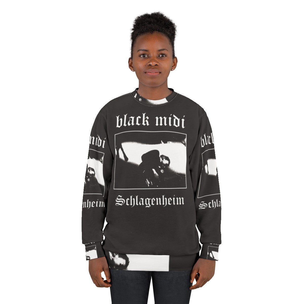 Black Midi Schlagenheim Metal Sweatshirt - women