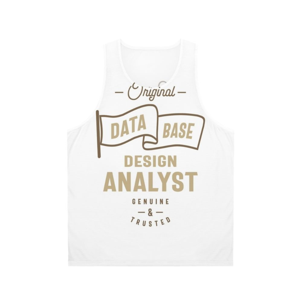 Data Analyst Tank Top for IT Professionals