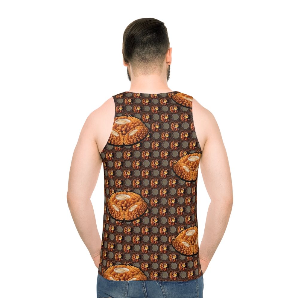 Bloomin' Onion Themed Unisex Tank Top - men back