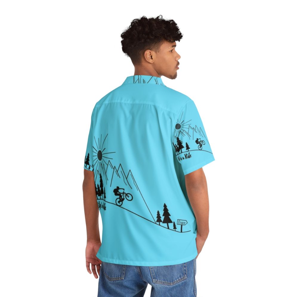 Mountain Bike Cycling Hawaiian Shirt - People Back