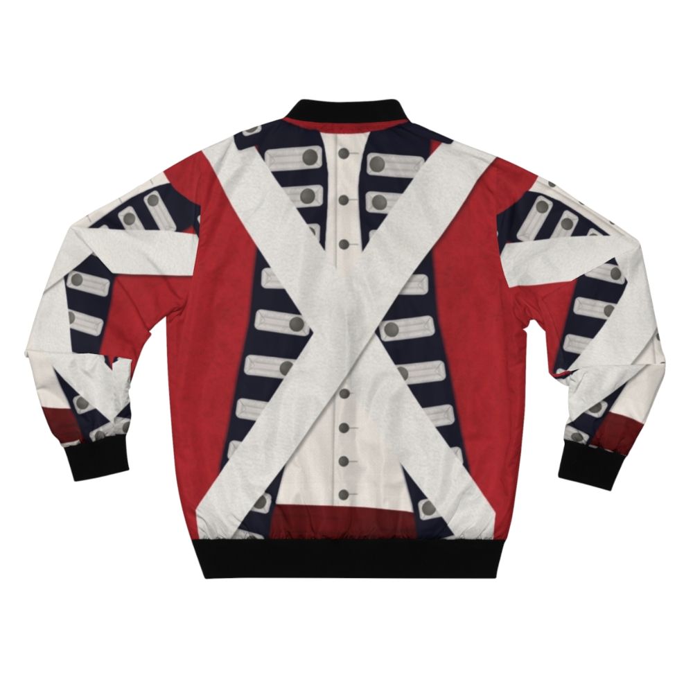 British Redcoat Bomber Jacket with historical design - Back