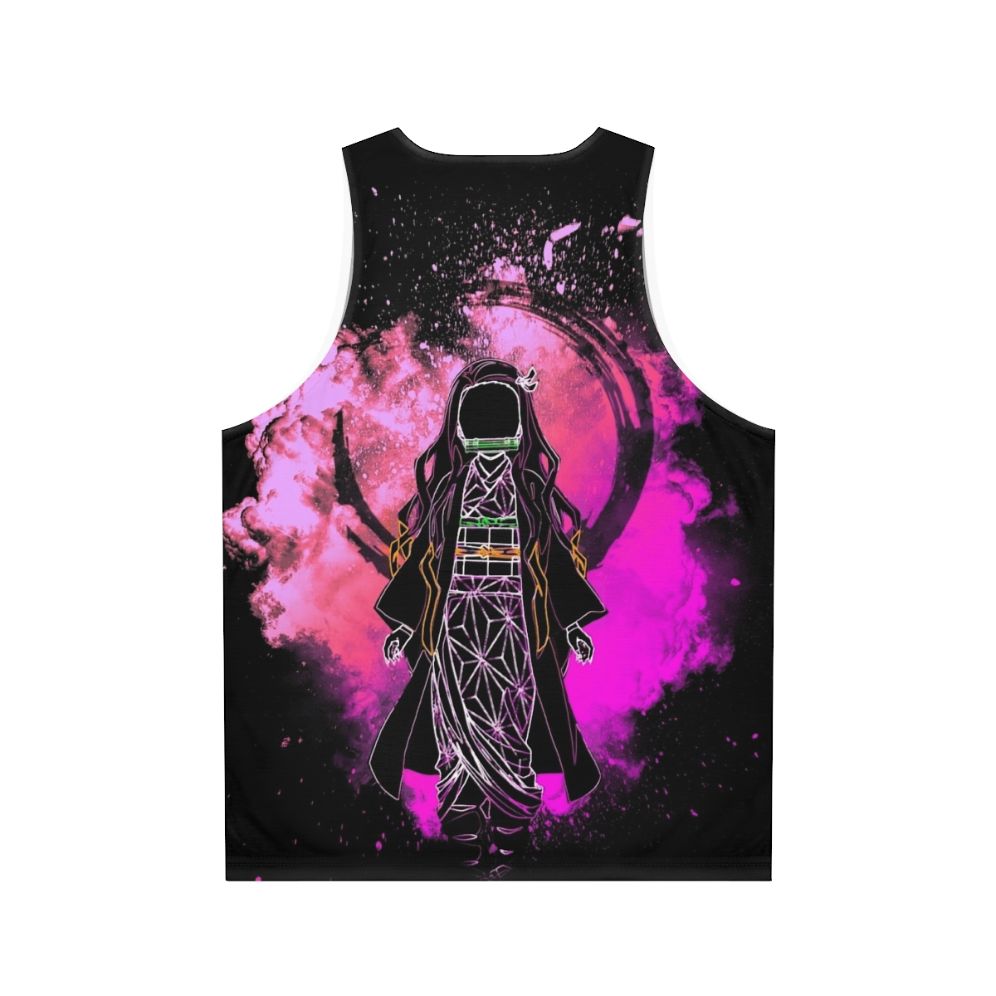 Anime Demon Slayer Unisex Tank Top Featuring Chosen Demon Design - Back