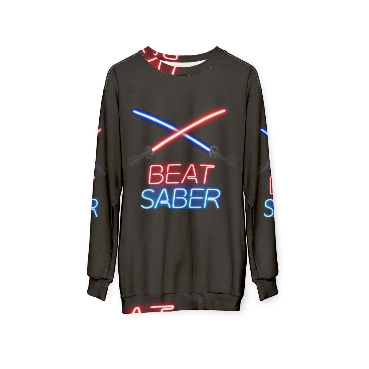 Beat Saber2 Sweatshirt - Virtual Reality Gaming Apparel - hanging