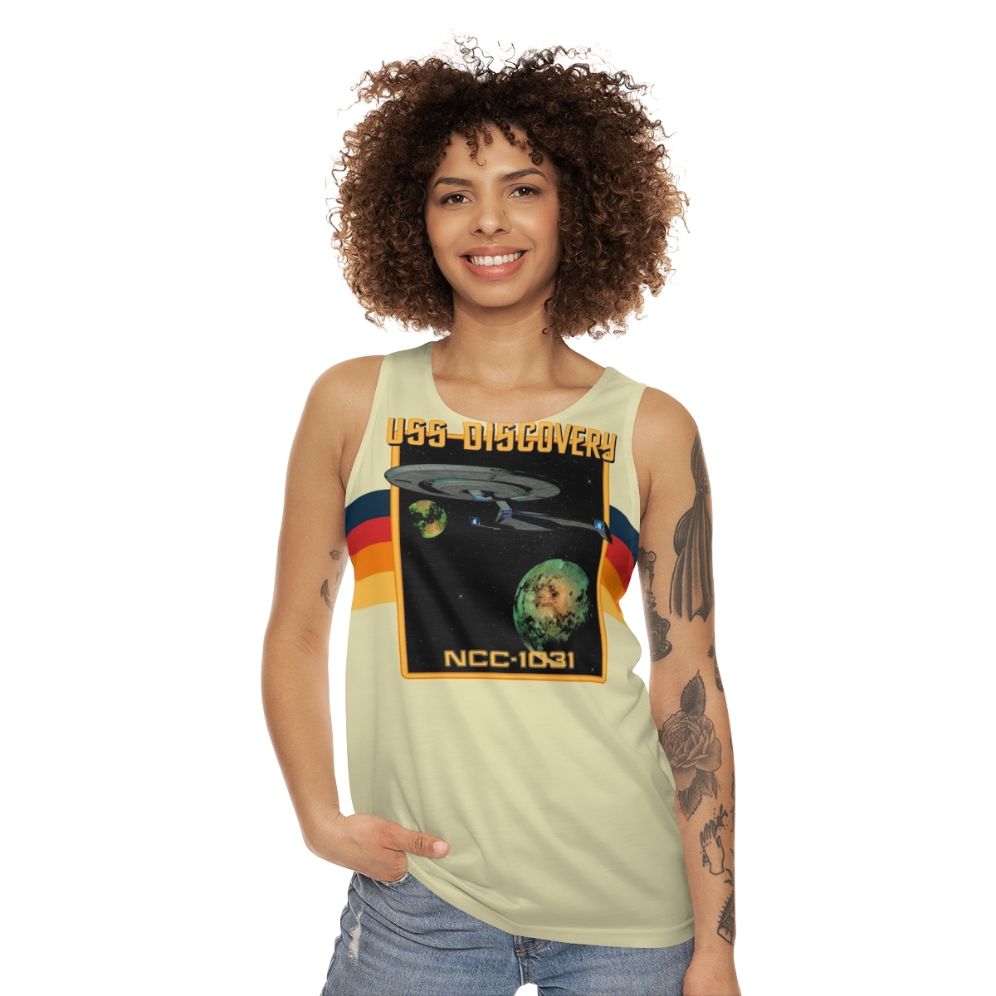 USS Discovery NCC-1031 Star Trek Unisex Tank Top - women