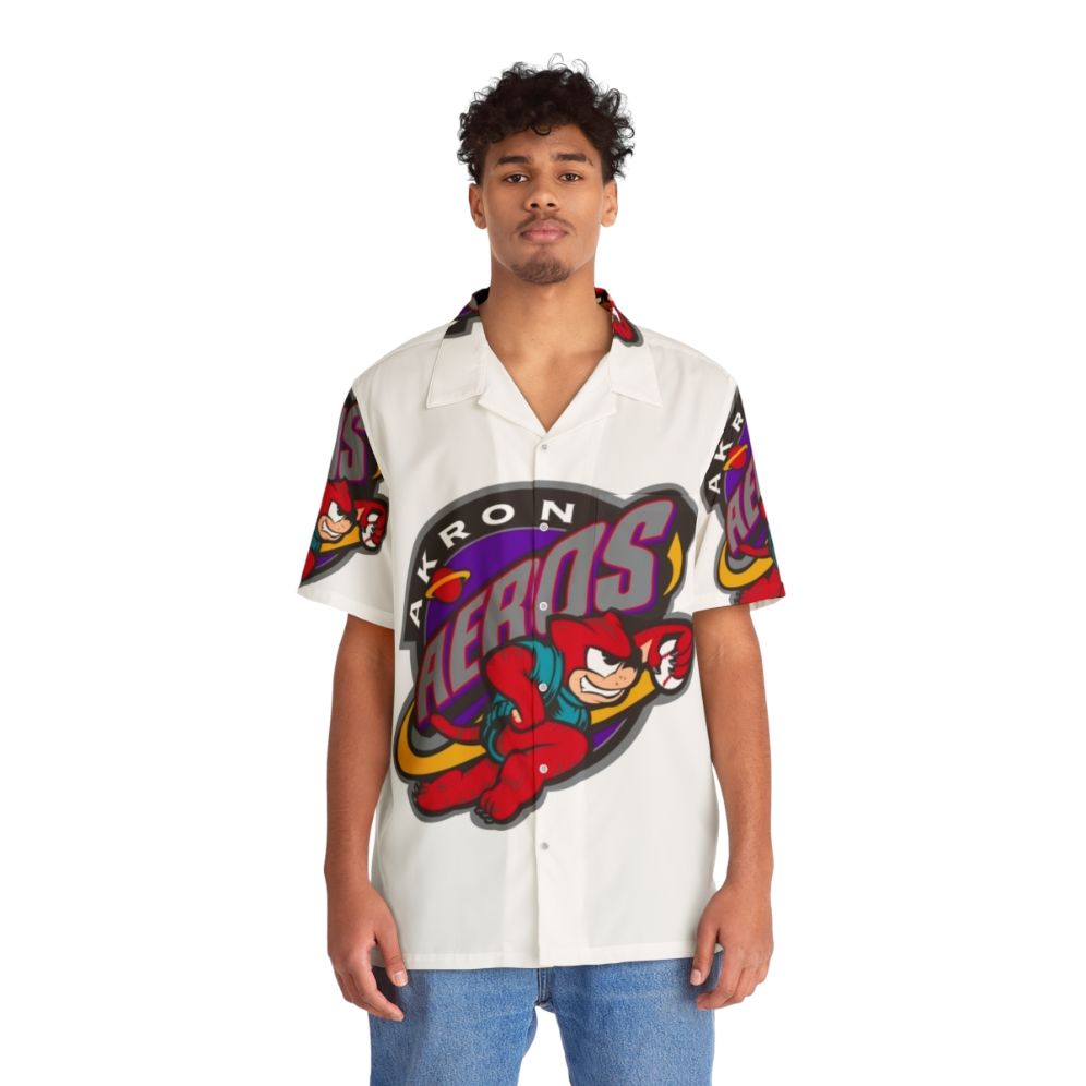 Akron Aeros Baseball Team Hawaiian Shirt - Lifestyle