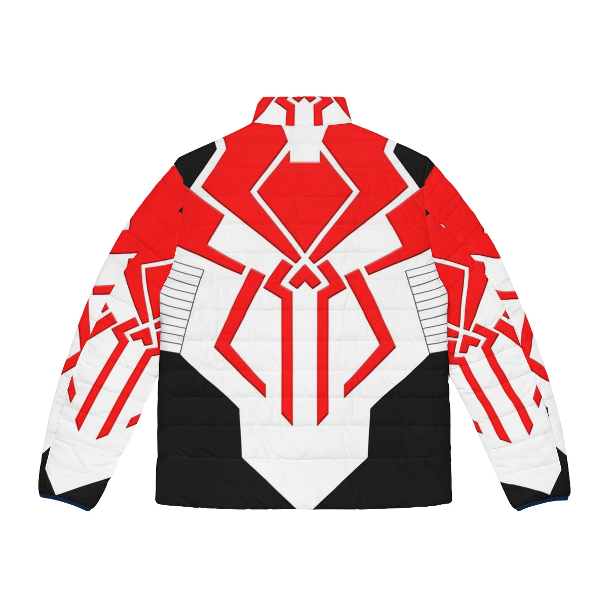 Marvel-inspired puffer jacket featuring Spider-Man 2099 design - Back