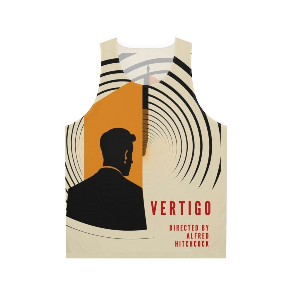 Vertigo movie poster alfred hitchcock unisex tank top