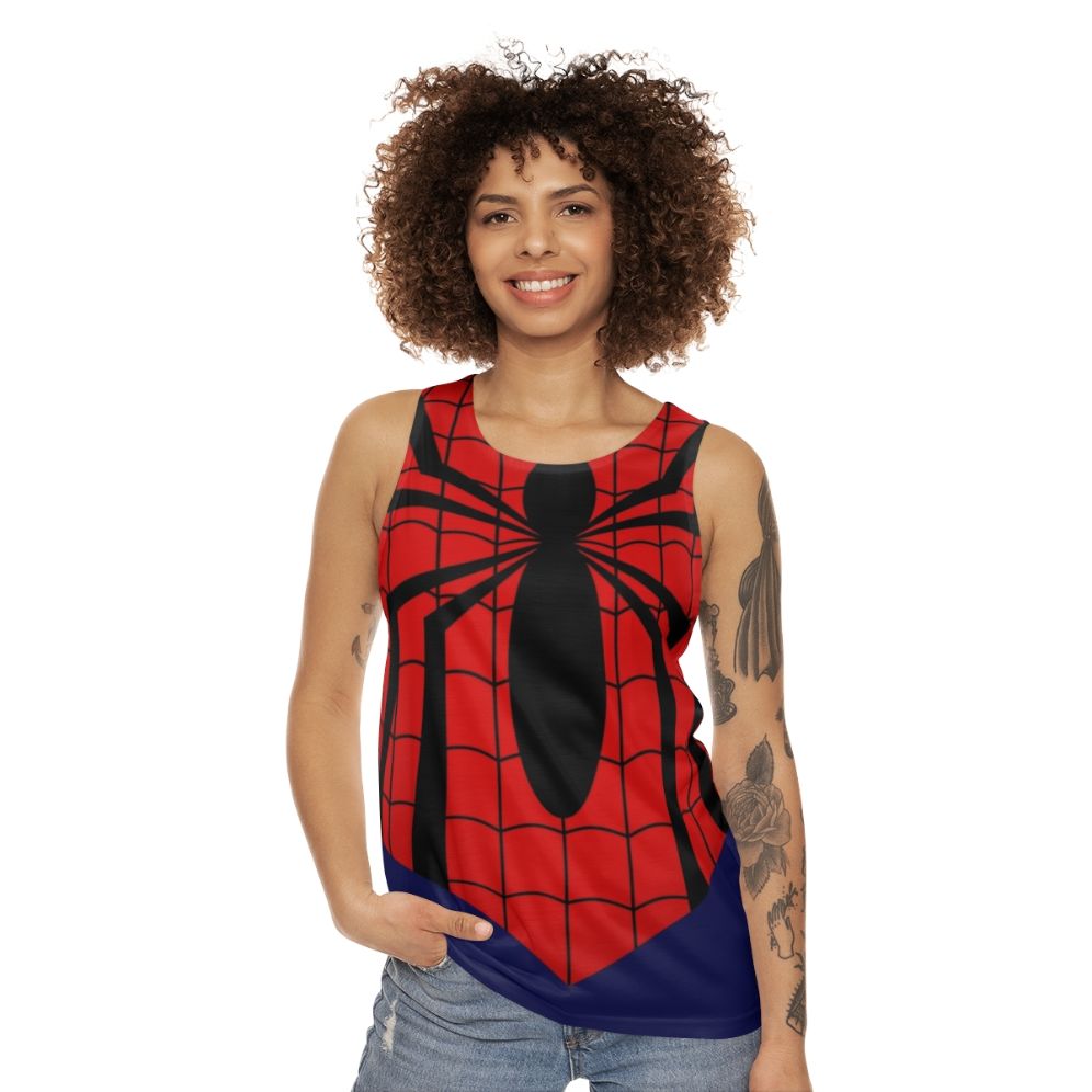 Ben And May Unisex Spider-Man Inspired Tank Top - women