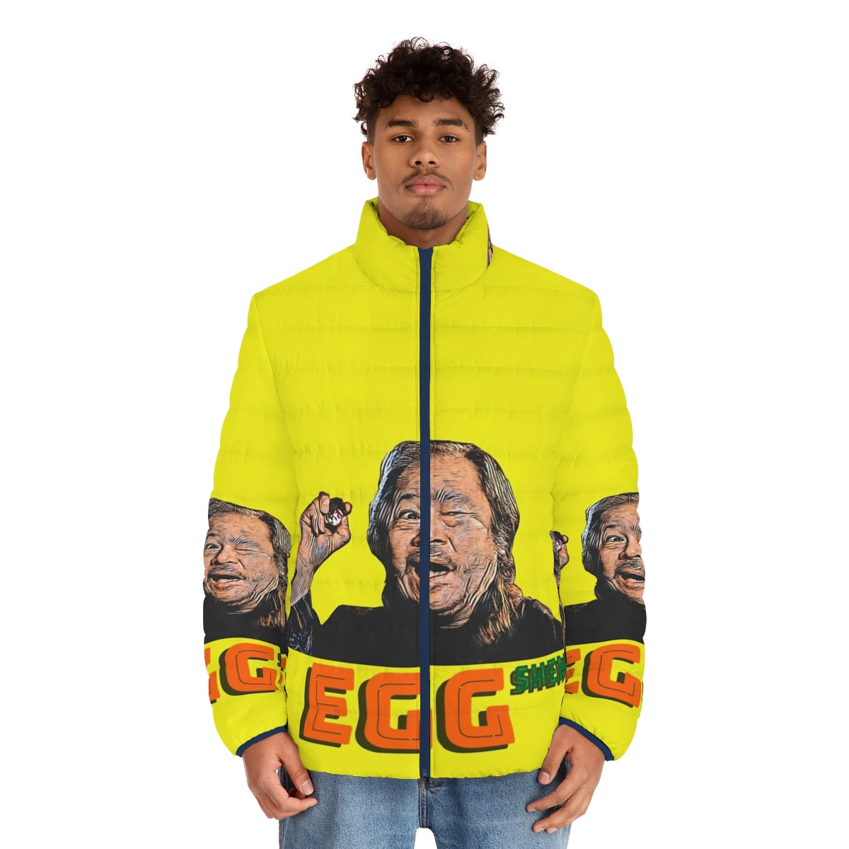 Egg Shen Puffer Jacket from the cult classic film Big Trouble in Little China - men front