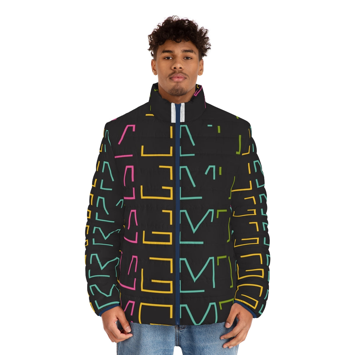 MGMT Puffer Jacket - Indie Band Clothing - men front