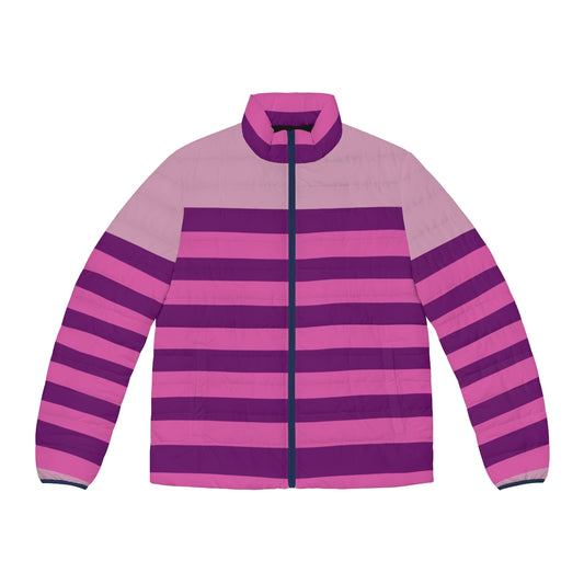 Cheshire Cat Horizontal Stripe Puffer Jacket