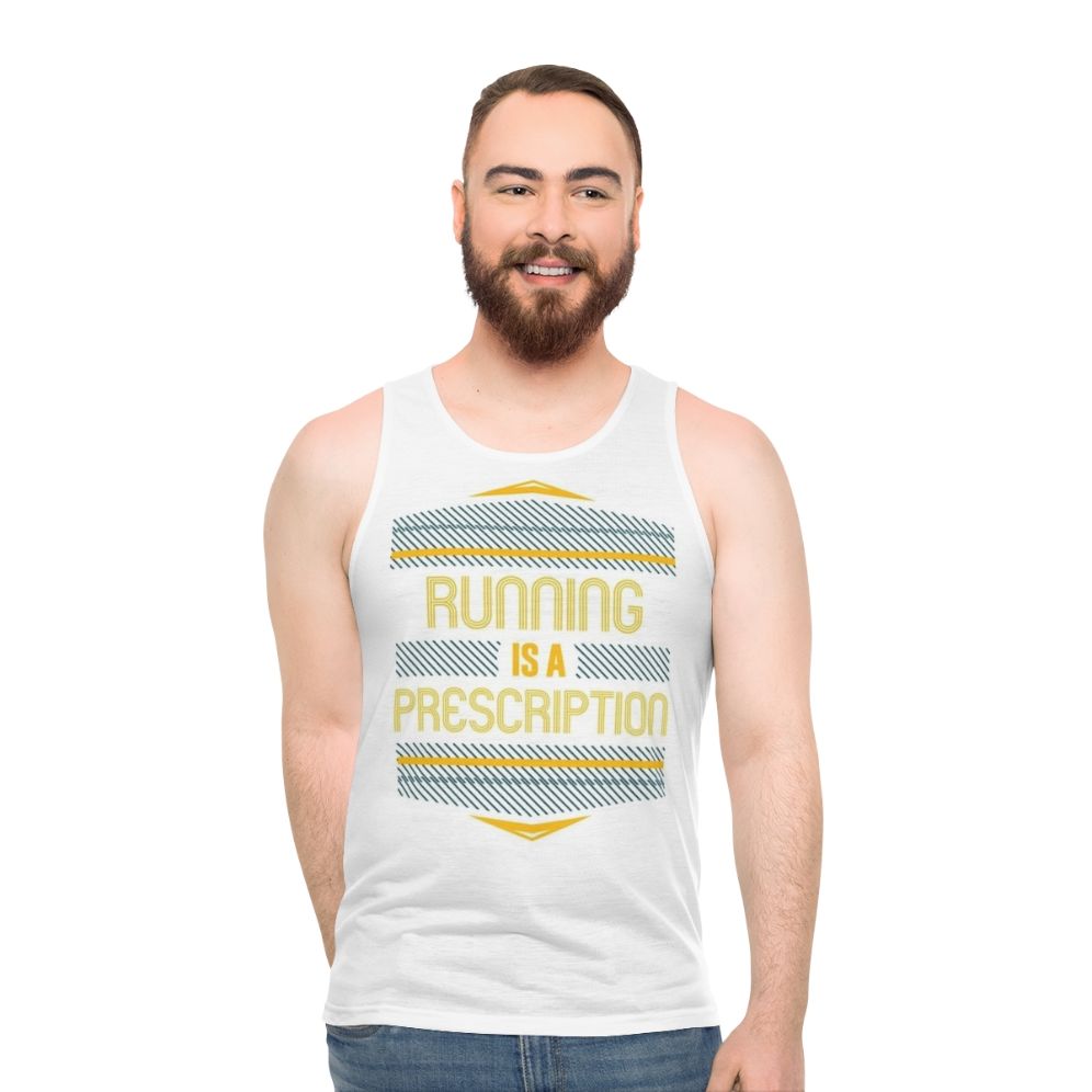 Unisex running hobbies enthusiast tank top - men