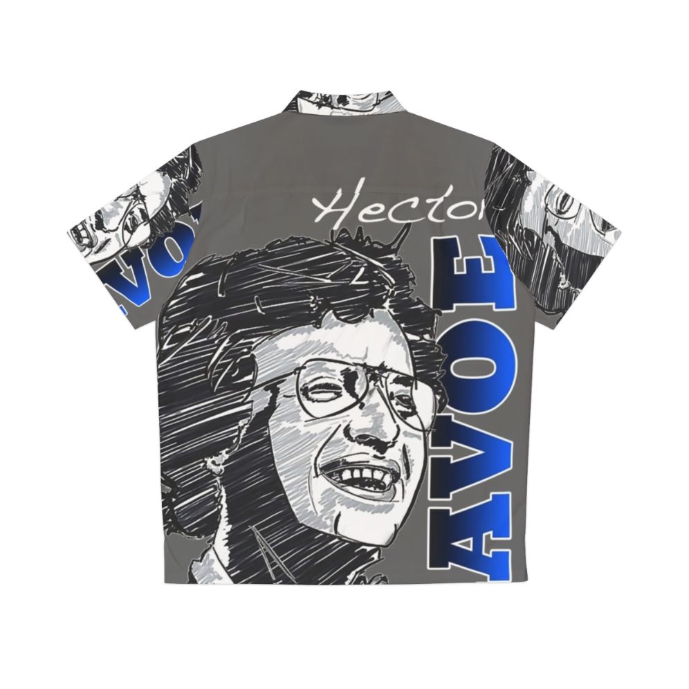 Hector Lavoe Retro Hawaiian Shirt - Back