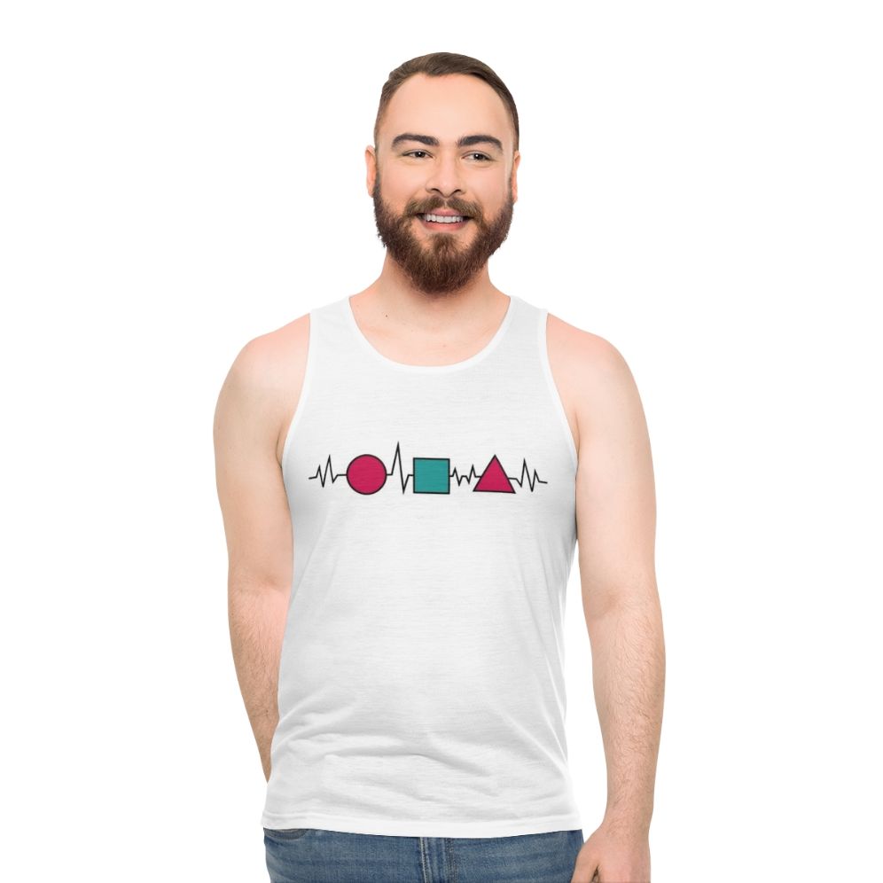 Unisex Squid Game Heartbeat Tank Top - men