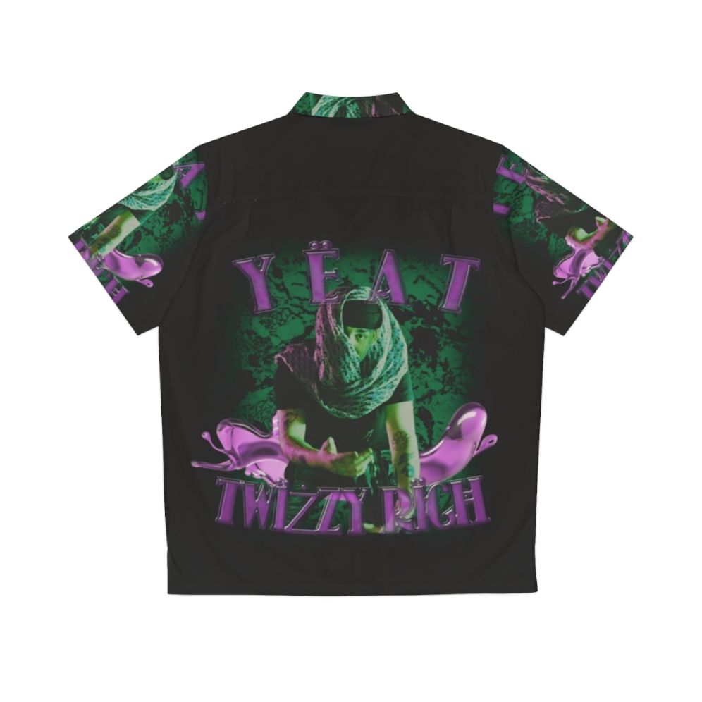 Yeat Twizzy Rich Hawaiian Tropical Shirt - Back