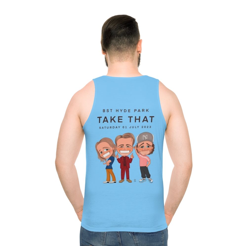 Unisex Hyde Park Summer Festival Tank Top - men back