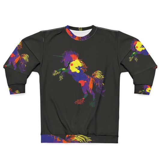 Rainbow Unicorn Sweatshirt with Whimsical Design