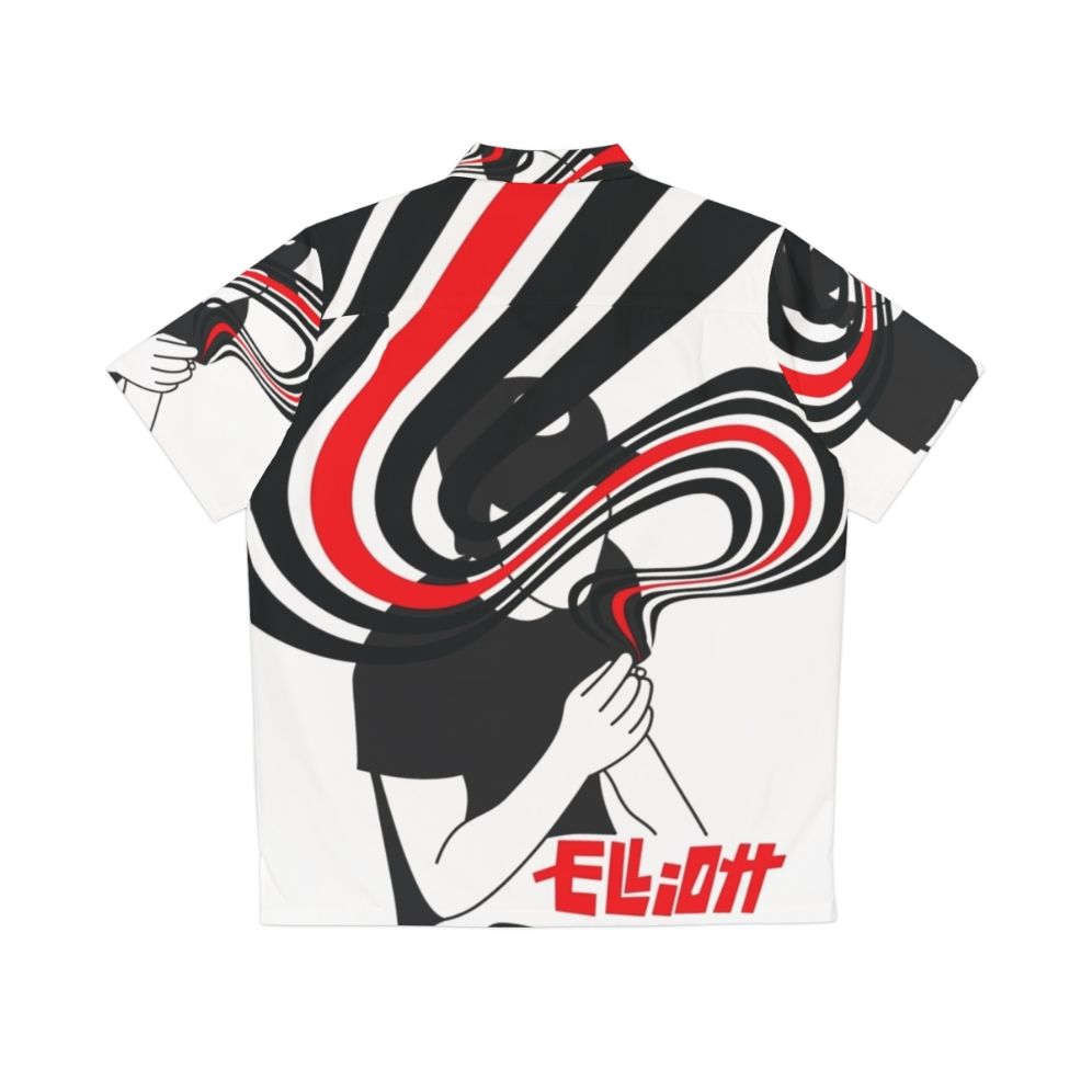 Elliott Smith 'Either/8' Hawaiian Shirt - Back