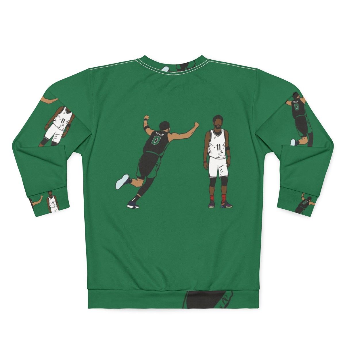 Jayson Tatum Game Winner Celebration Celtics Sweatshirt - Back