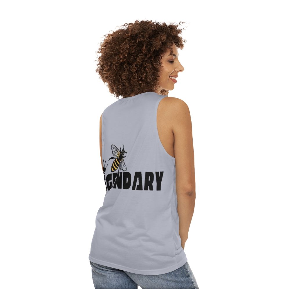 Bee Legendary Unisex Tank Top - women back