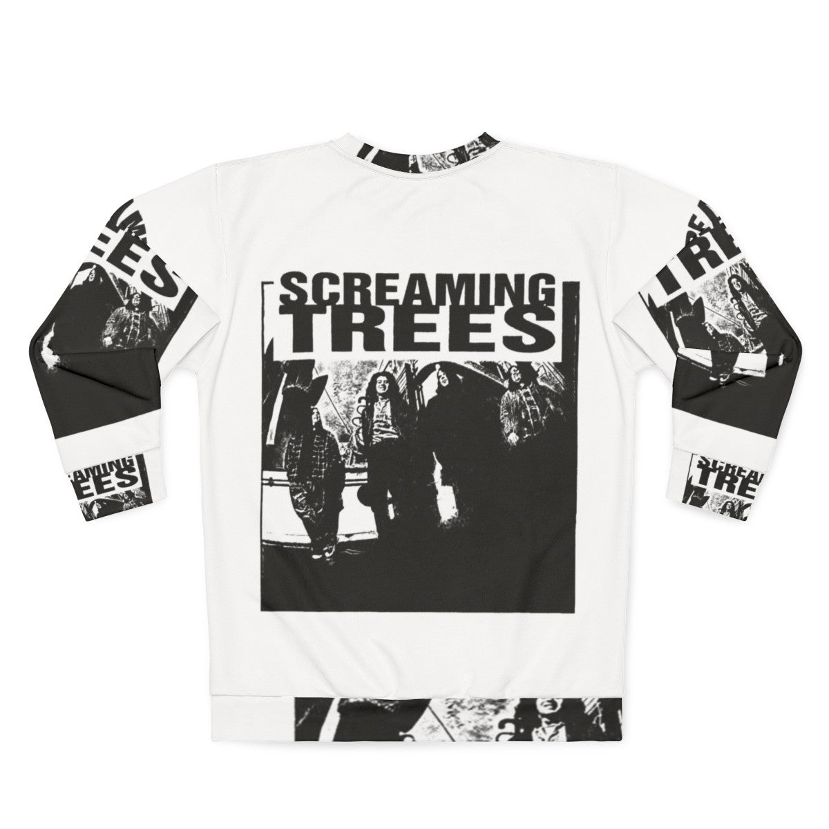 Vintage Screaming Trees Grunge Band Sweatshirt - Back