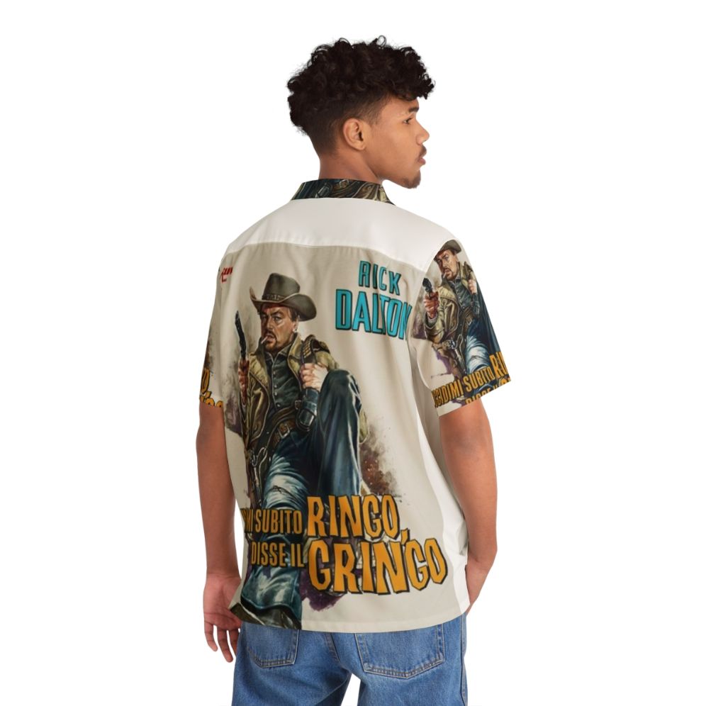 Once Upon A Time In Hollywood Hawaiian Shirt featuring Tarantino and DiCaprio film references - People Back