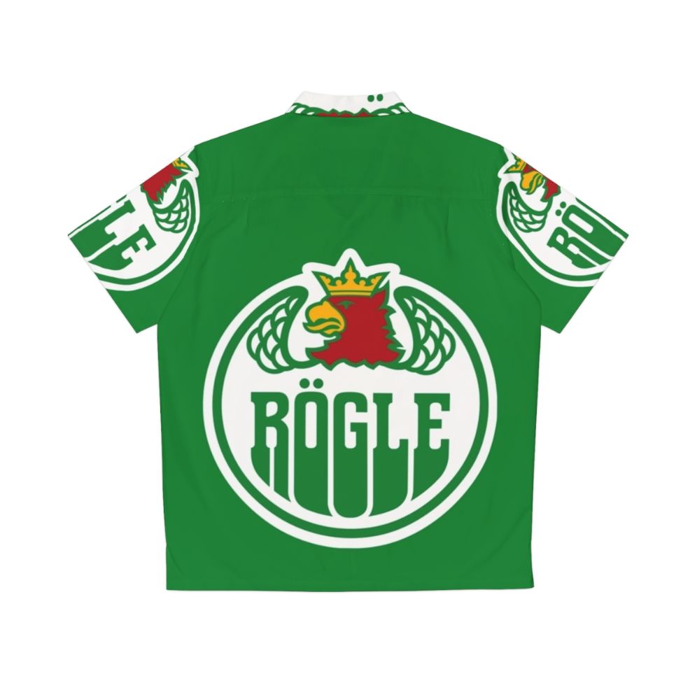 Rögle BK Hawaiian Shirt - Sports Fan Apparel for Ice Hockey Lovers - Back