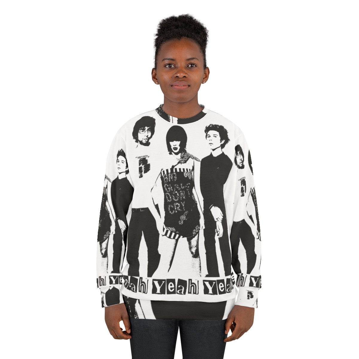 Yeah Yeah Yeahs Band Sweatshirt - 2000s Alternative Music Merchandise - women