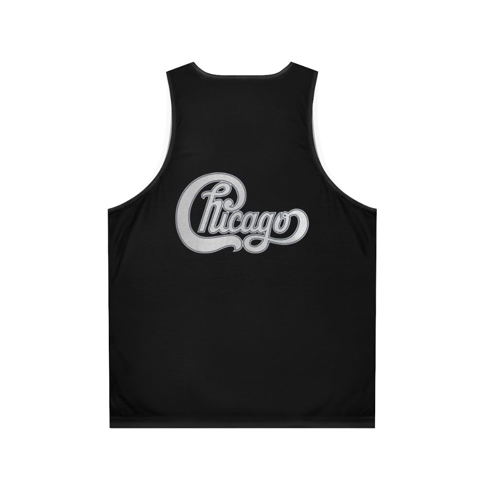 Vintage Chicago Music Band Unisex Tank Top - Back