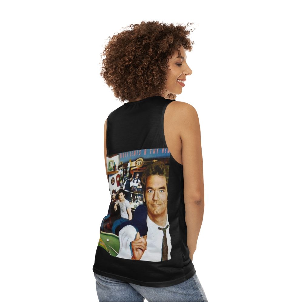 Huey Lewis and the News Unisex Tank Top - women back