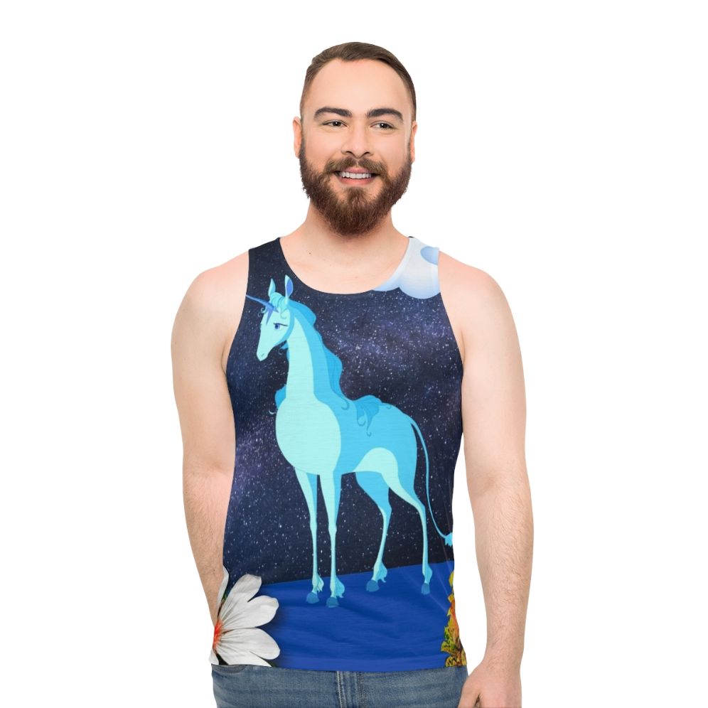 The Last Unicorn Lunar Landscape Unisex Tank Top - men