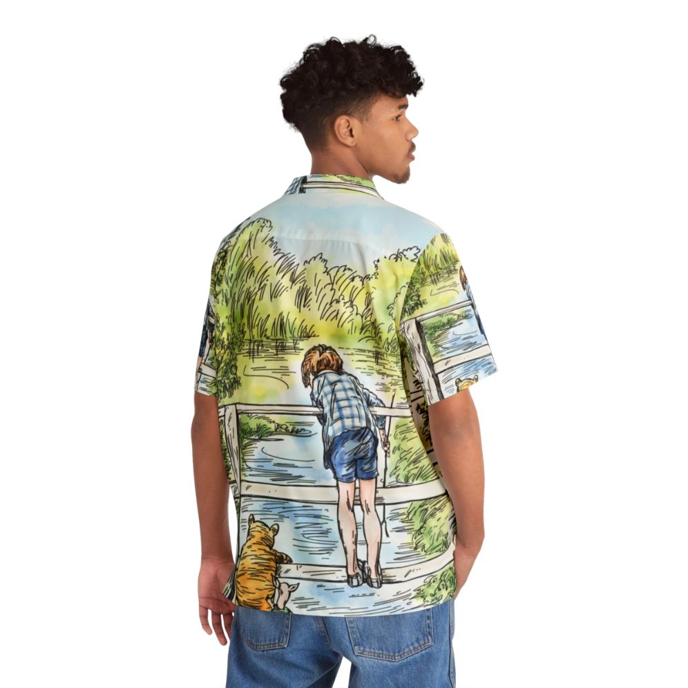 Winnie the Pooh Hawaiian Shirt featuring classic Pooh illustration - People Back