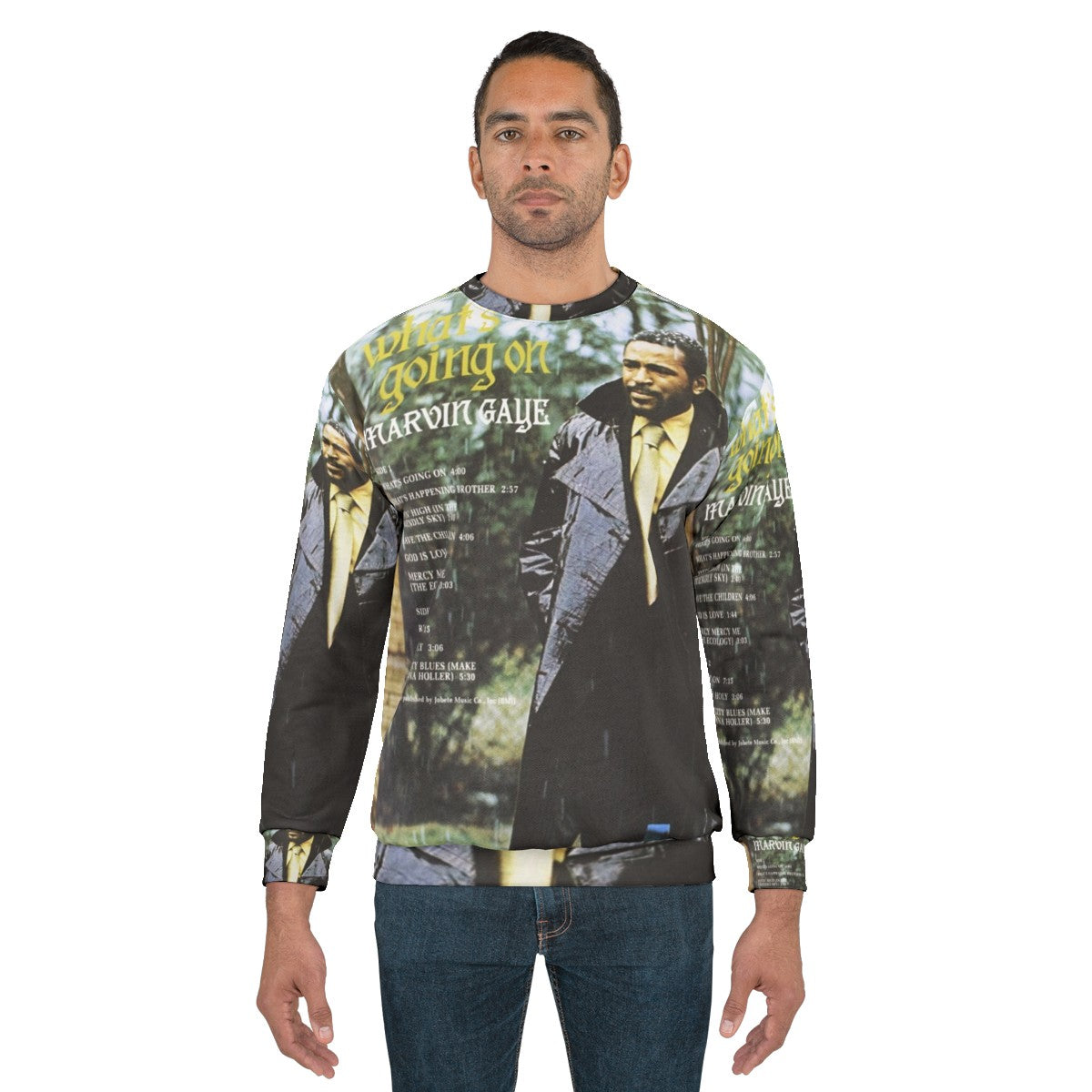 Soul music sweatshirt with classic design - men