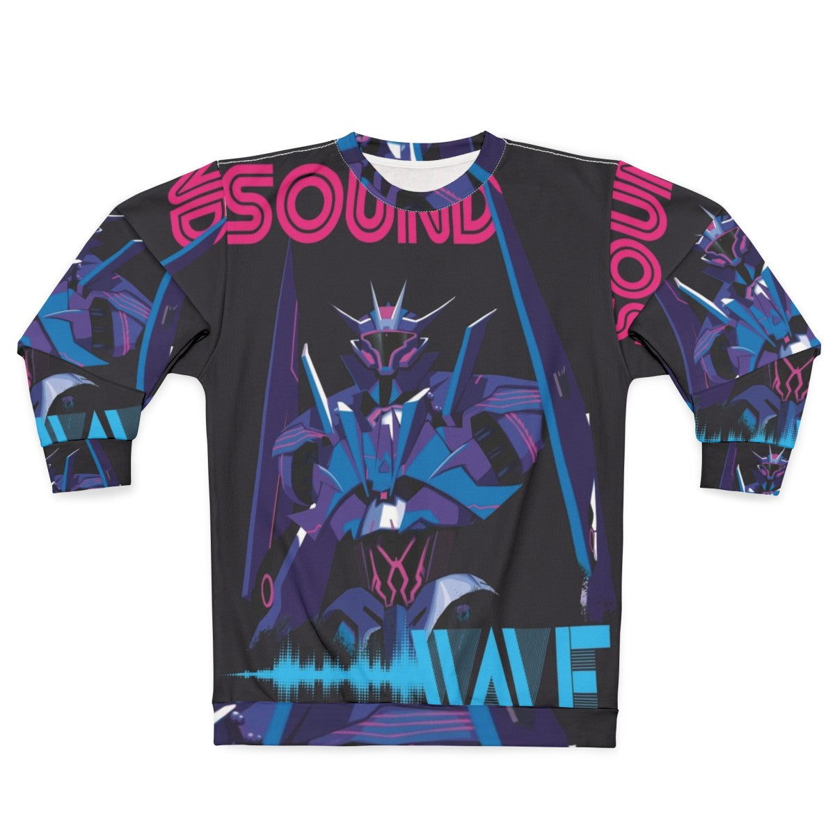 Soundwave Sweatshirt - Transformers Inspired Retro Sci-Fi Clothing