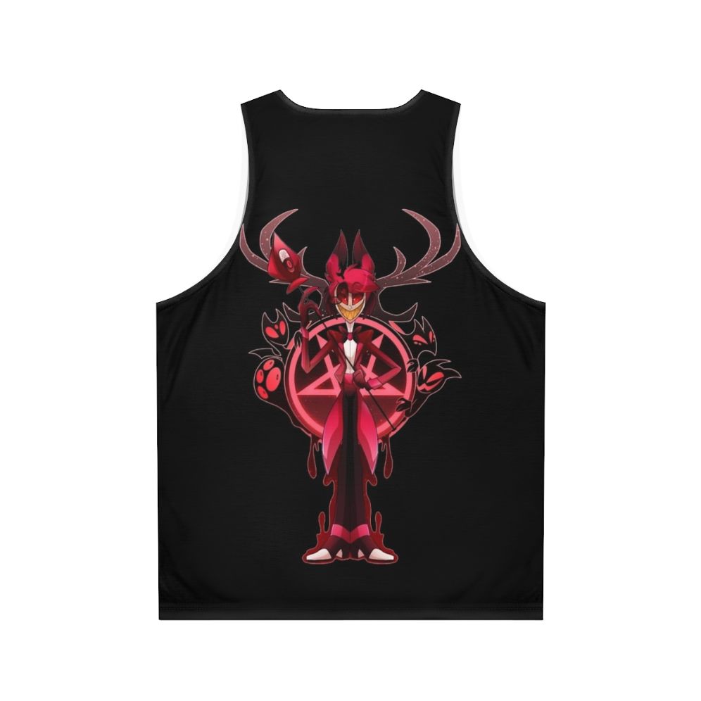 Hazbin Hotel Alastor Unisex Tank Top - Back