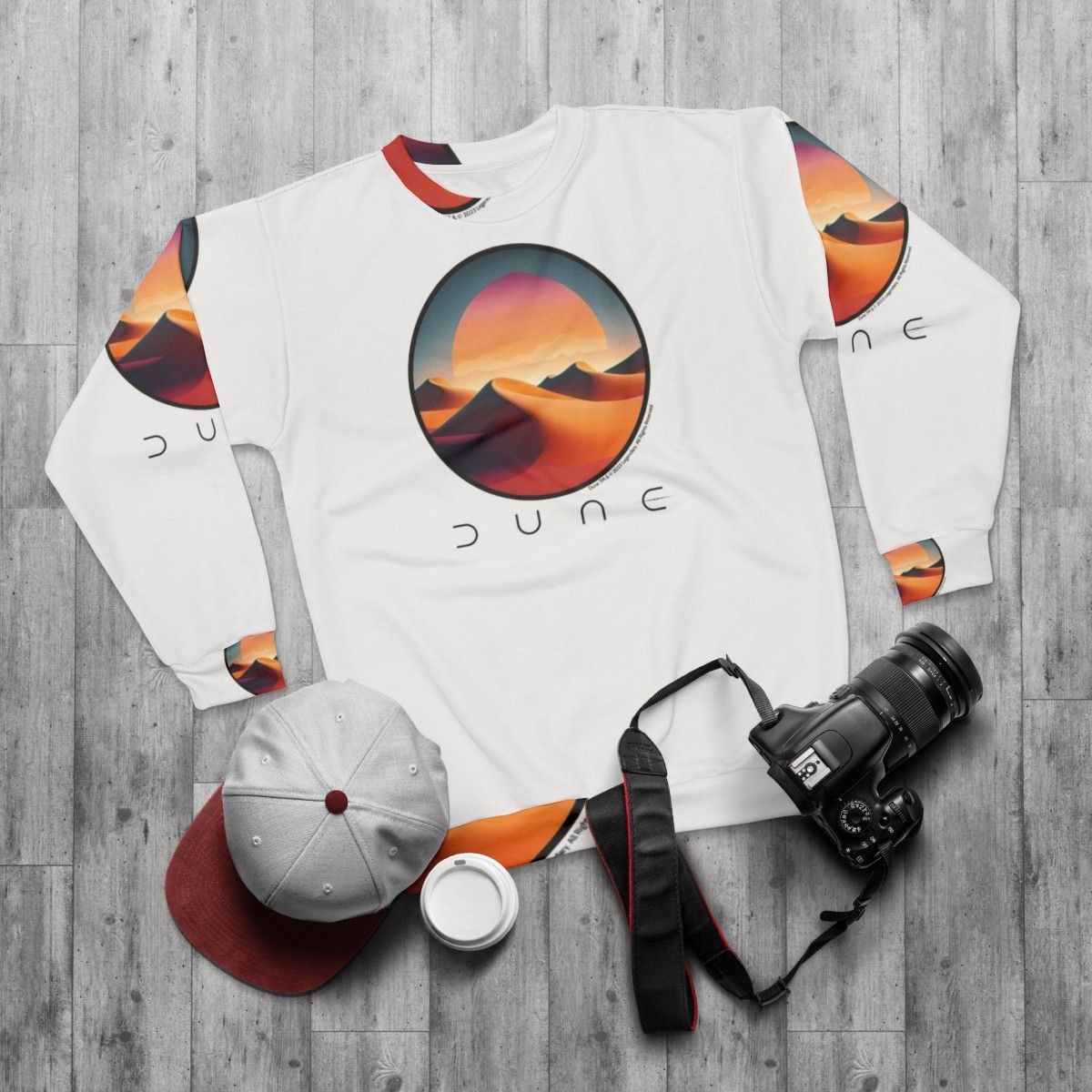 Dune Landscapes Graphic Sweatshirt - flat lay