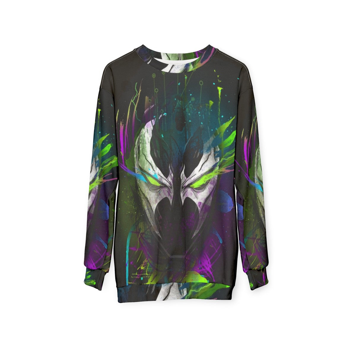 Spawn in the Disco Lithium Multicolor Sweatshirt - hanging