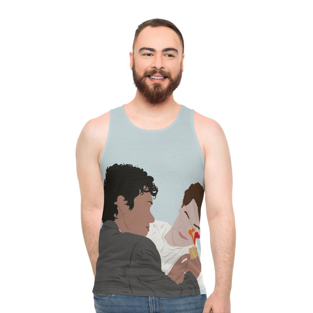 Unisex Young Royals Season 3 Tank Top with Prince Wilhelm and Simon Eriksson Quote - men