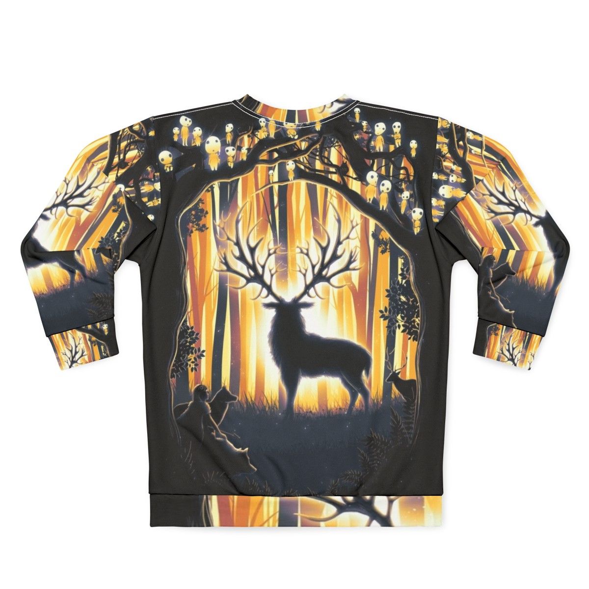 Deer God Master of the Forest Sweatshirt - Back