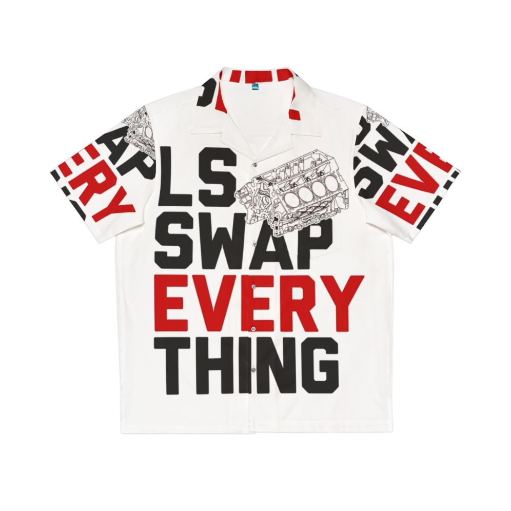 Ls Swap Everything Chevy Chevrolet V8 Engine Hawaiian Shirt