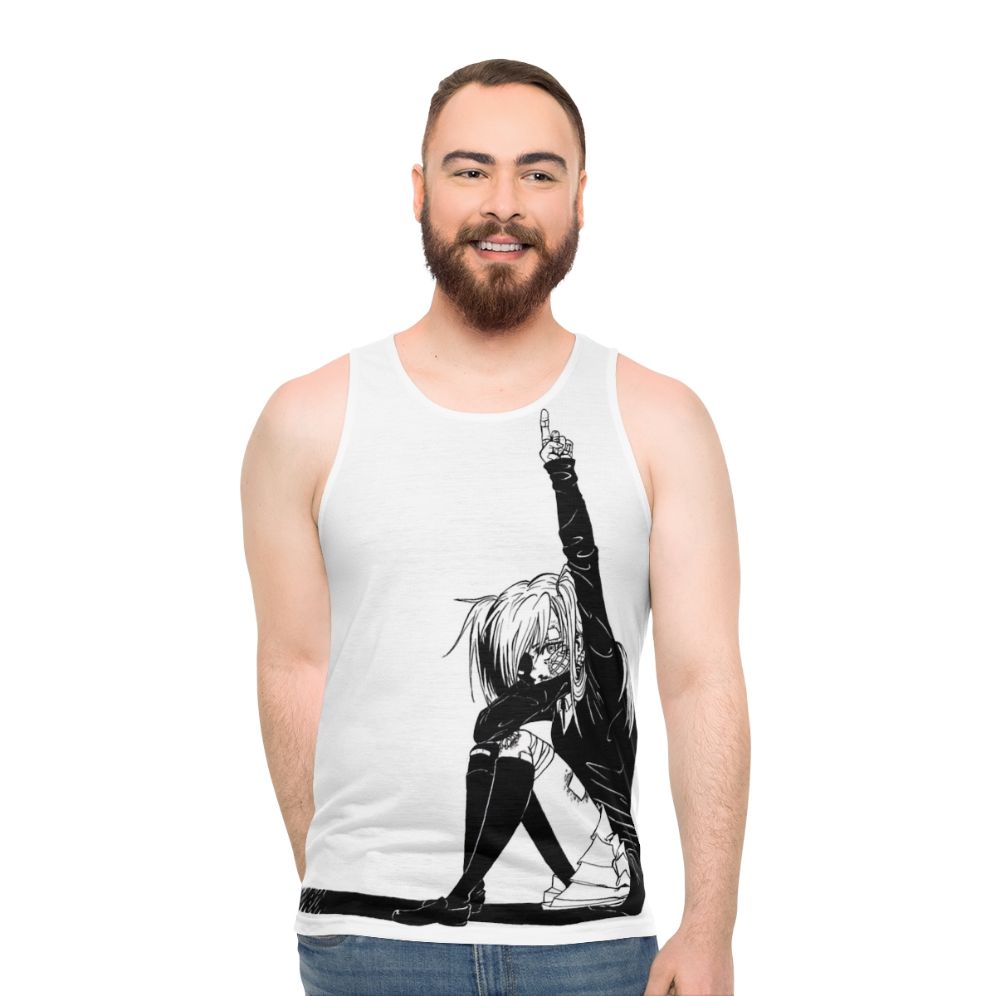 Vocaloid Miku Hatsune Unisex Rolling Girl Tank Top - men