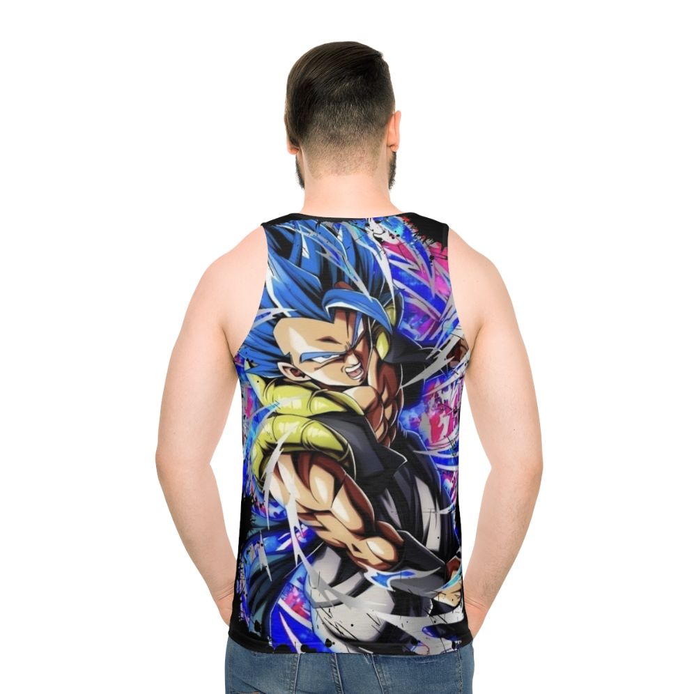 Ultimate Fusion Gogeta Unisex Dragon Ball Z Tank Top - men back