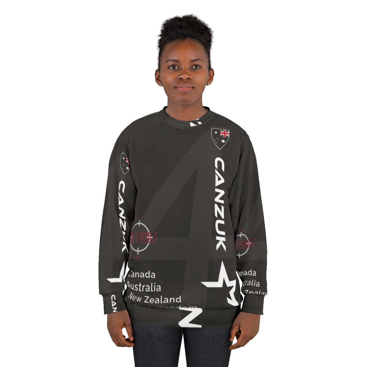 Canzuk Sports Design Sweatshirt - women