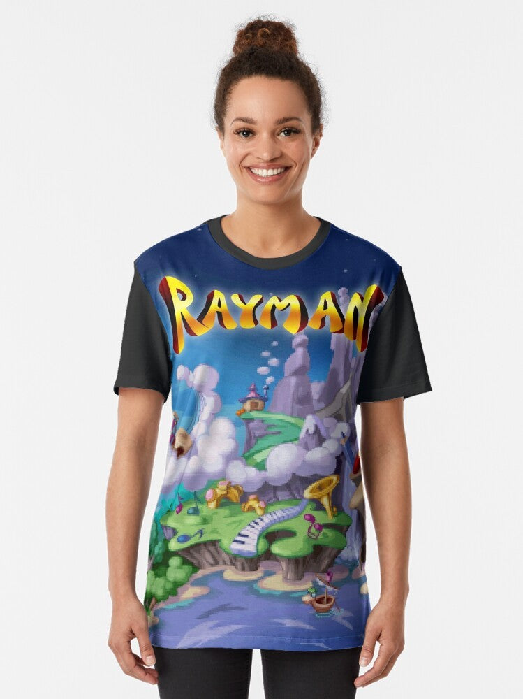 Rayman retro vintage gaming graphic t-shirt - Women