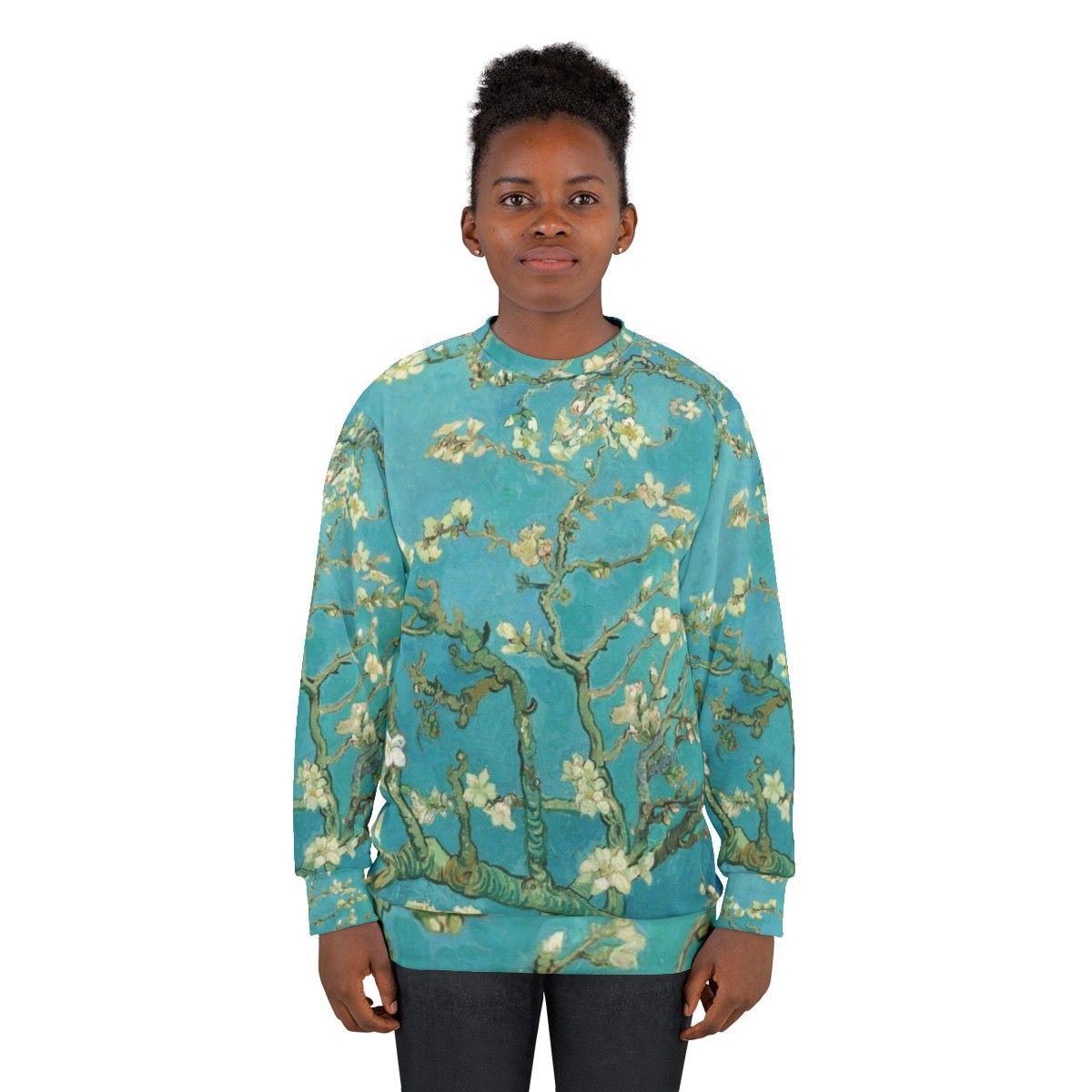 Almond blossoms by Vincent Van Gogh Impressionist art sweatshirt - women