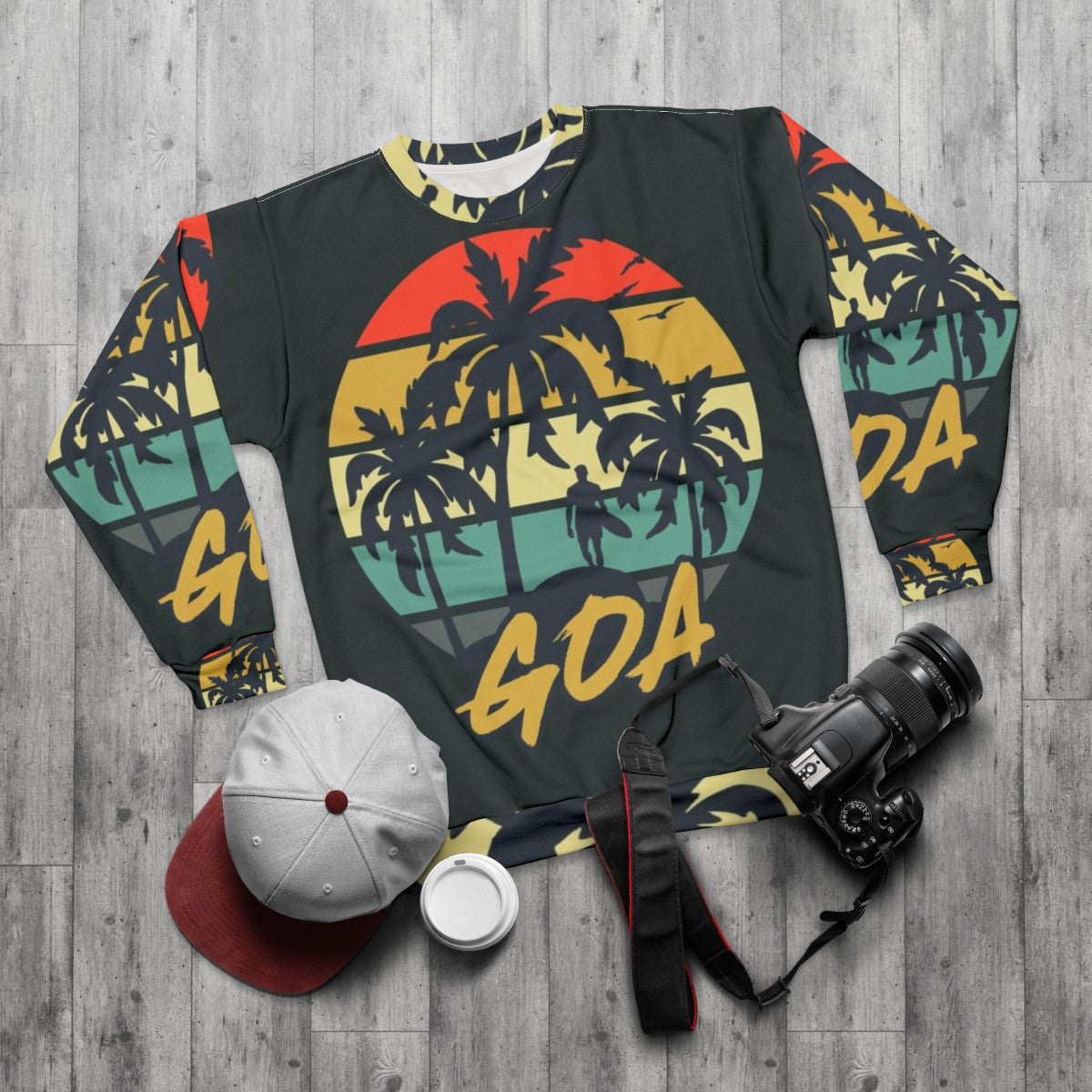 Vintage Goa Holiday Sweatshirt - flat lay